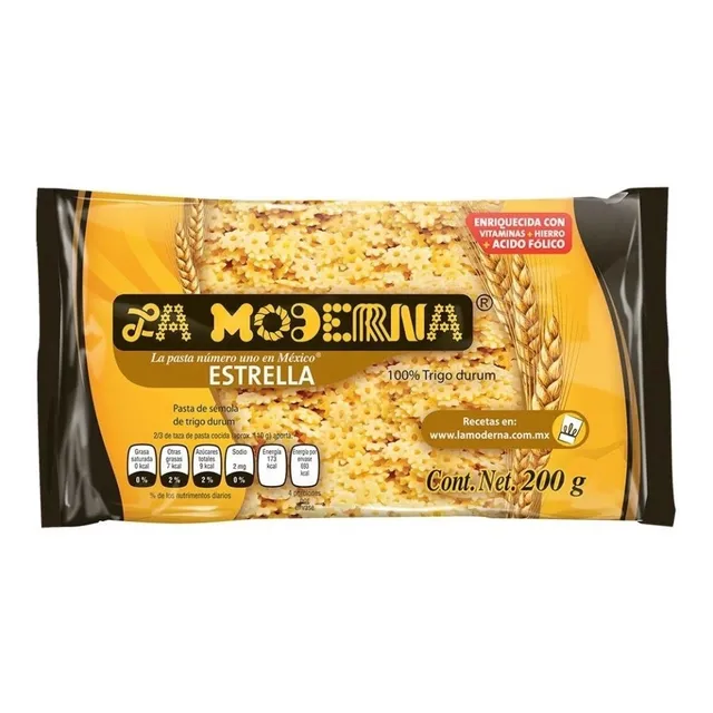Sopa De Pasta Estrella La Moderna 200 Gr