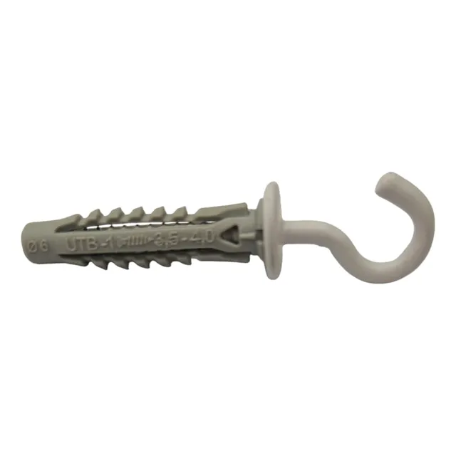 Pack 35 Tornillos Pitones Abiertos Con Tope + Tacos No 6