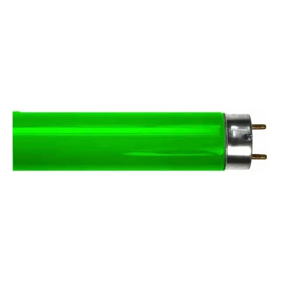 Lampada Fluor 40w T8 Verde 120cm Cromoterapia