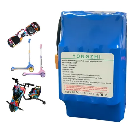 Bateria Ultra Para Hoverboard E Scooter De 4400mah 36v Azul
