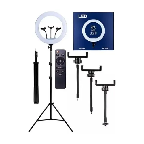 Ring Light Profissional Yq-360b 14 Pol Original 3 Suportes 