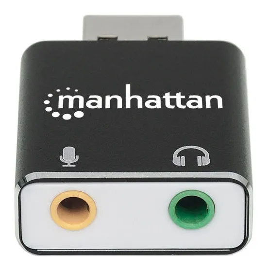 Convertidor Usb 2.0 A Tarjeta Sonido 2.1manhattan 152754