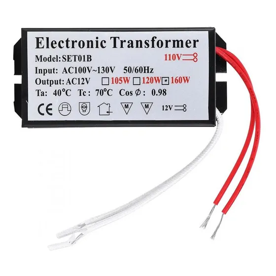 110v A 12v Transformador Electrónico Convertidor De Voltaje