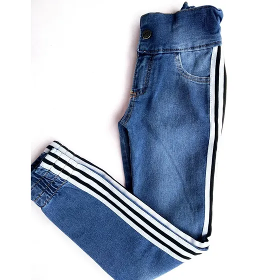 Babucha Tiki Jeans Azul  Niña Infantil Talle 2 Al 16