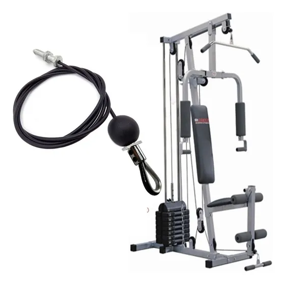 Cable De Acero Forrado Para Multigym  2,60mtrs Randers