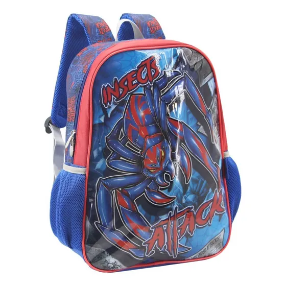 Mochila Escolar Niños Nene Colegio Reforzada Jardin Araña