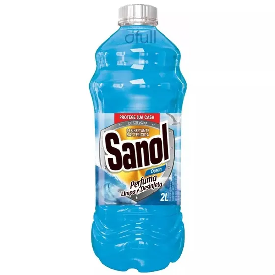 Desinfetante Sanol Ocean 2l Longa Duração Rápida Ação