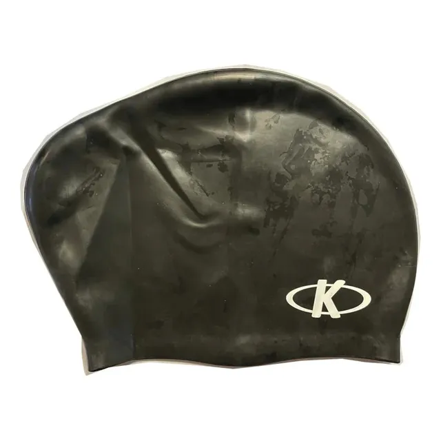 Gorra Knex Natacion Pelo Largo Negro - Menpi