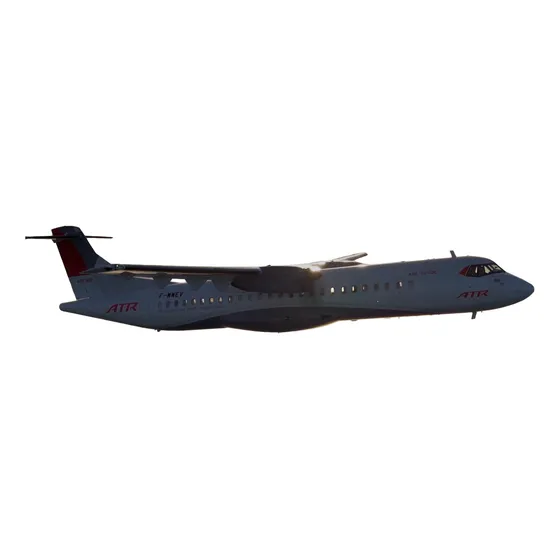 Maquete Atr 72-600 **original** Socatec Escala 1/100 Branco