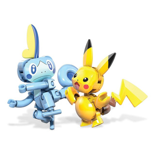 Pikachu Larmeleon Pokemon Mega Construx Detalles Empaque Pikachu Larmeleon Pokemon Mega Construx Detalles Empaque