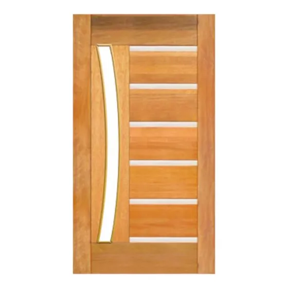 Porta Madeira Bbb Friso P/vidro 100x210 Maciça Cedro Arana