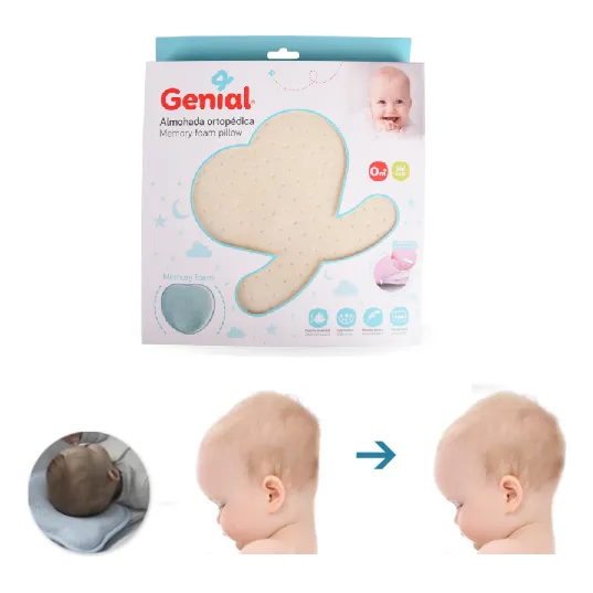 Almohada Para Bebe Anatómica  Evita Cabeza Plana
