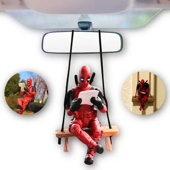 Dead Poll Pendurar Retrovisor Carro Enfeite Pc Casa Marvel