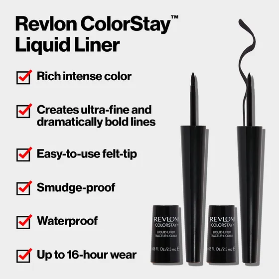 Revlon: Delineador Liquido.