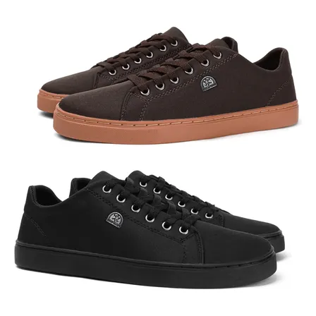 Kit 2 Sapatênis Masculino Casual Conforto Tênis Social Promo