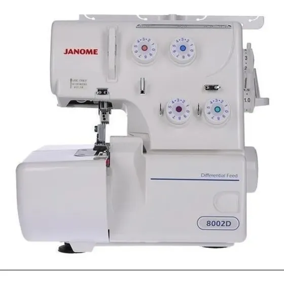 Máquina De Coser Overlock Janome 8002d  Blanco 220v