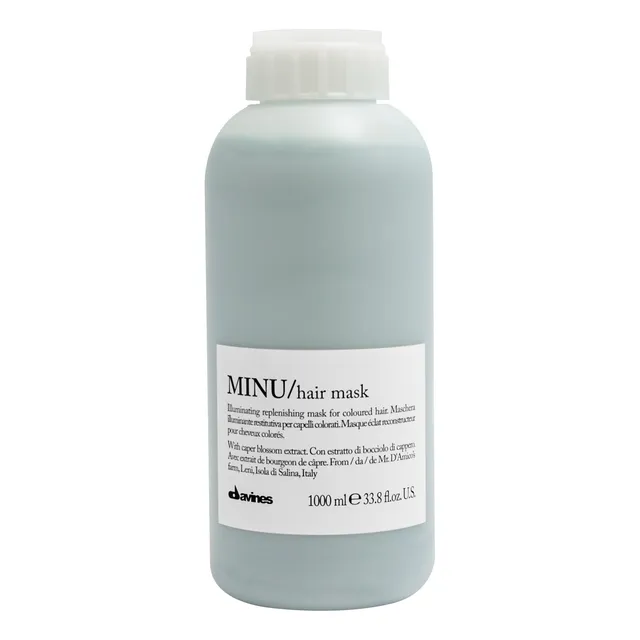Mascarilla Iluminadora Cabello Teñido Davines Minu 1000ml