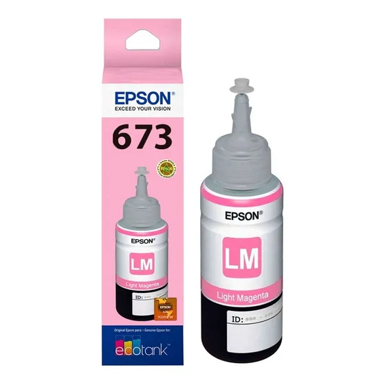 Refil Epson 673 Magenta Claro Original T673620