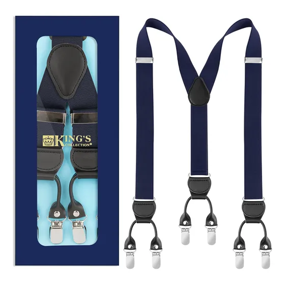 Suspensor En Caja Hombre Ajustables Y Elástico De Colores