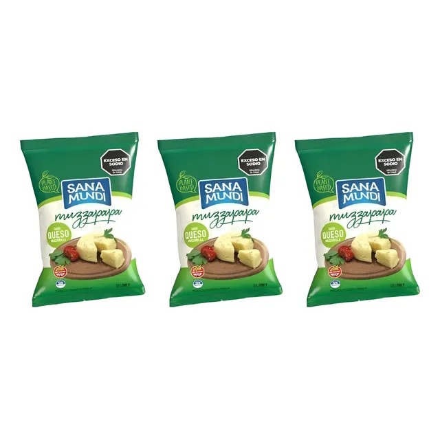 Premezcla Queso Vegano Muzzapapa Sin Tacc Sana Mundi 200g X3