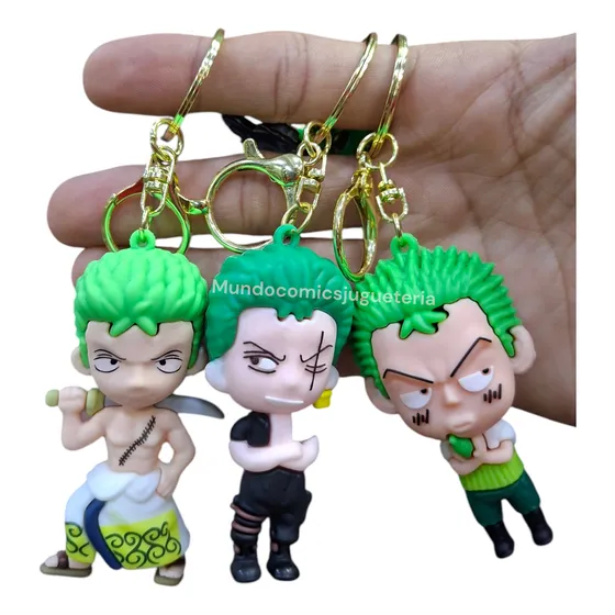 Llaveros De Goma Figura De One Piece 7cm