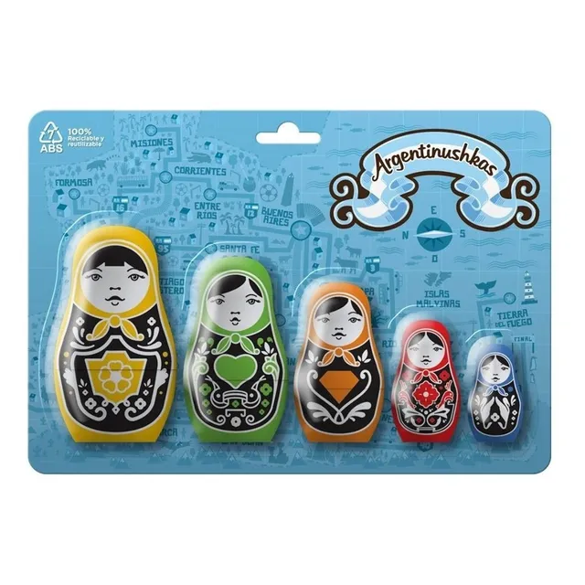 Porteñushkas Mamushkas Fileteado Porteño Regalo Original