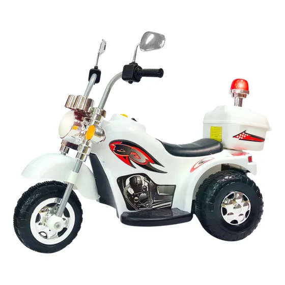 Moto a Bateria de 6V Everbright 995A color blanco