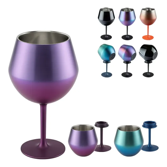Taça Térmica Copo Prismática Cocktail 2 Em 1 Drinks 414 Ml