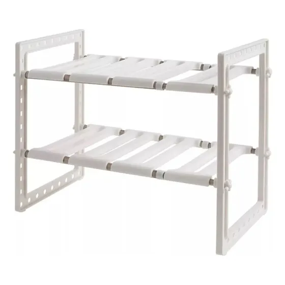 Estante Organizador De Ollas Ajustable Cocina Baño Multiuso