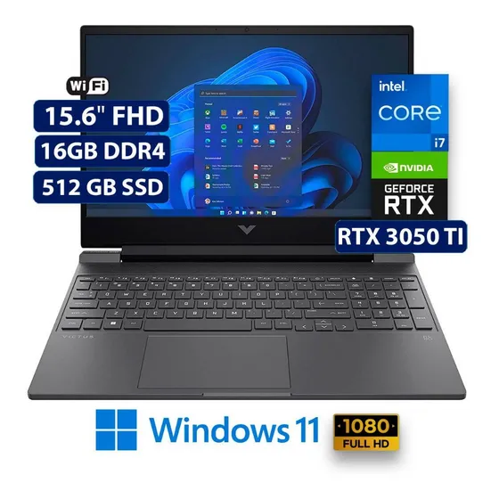 Laptop Hp Victus Gaming I7 Gen 12 16gb 512gb Ssd 15.6 W11 St