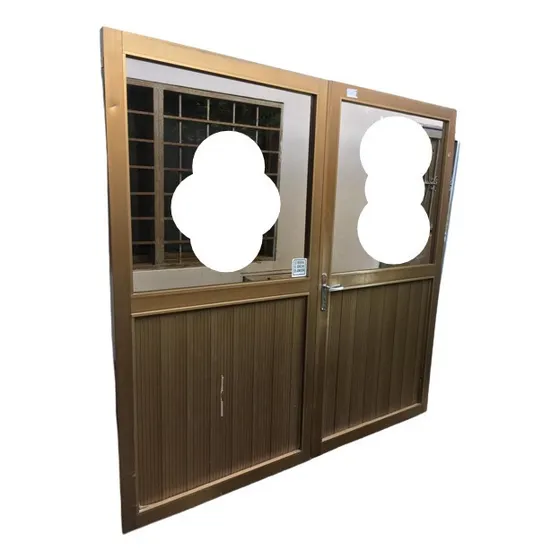 Puerta De Aluminio Con Vidrio Para Negocio Tienda Local Aire
