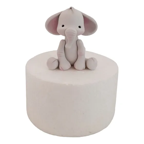 Adorno Elefante En Porcelana Fría