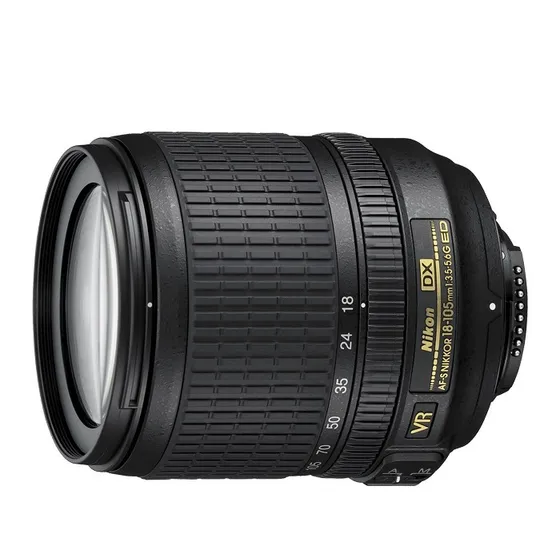 Lente Nikon Af-s Dx 18-105mm F/3.5-5.6 G Vr Teleobjetivo Fac