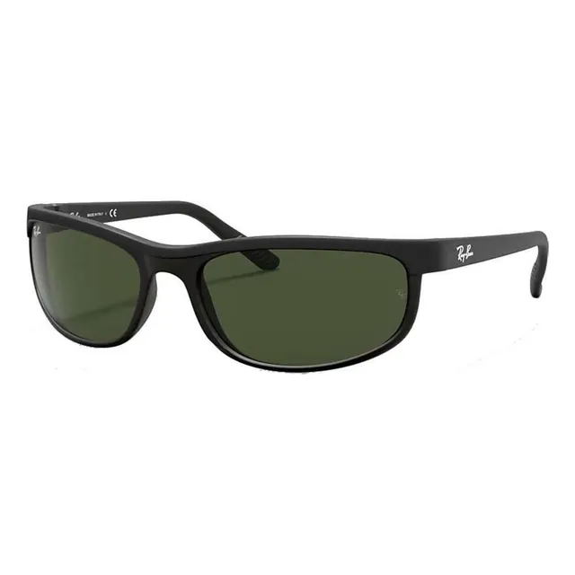 Gafas de sol Ray-Ban Predator 2 talle Standard armazón matte black y lente green
