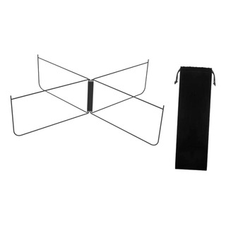 Soporte Para Refrigerador Plegable De Acero Negro Recto Soporte Para Refrigerador Plegable De Acero Negro Recto