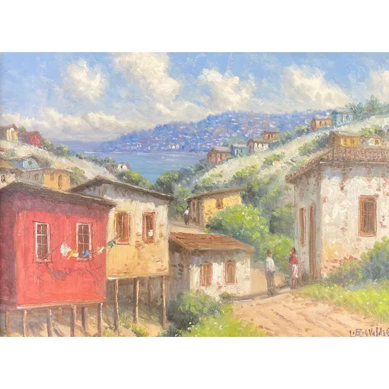 Alfredo Lobos #6021 Óleos Originales
