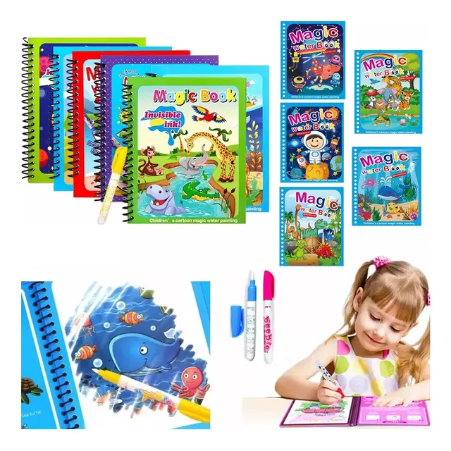 5 Libros De Colorear Mágicos Para Niños Reutilizables