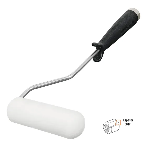 Mini Rodillo Pintar, Felpa Esponja, 4 X 3/8'', Truper 13903