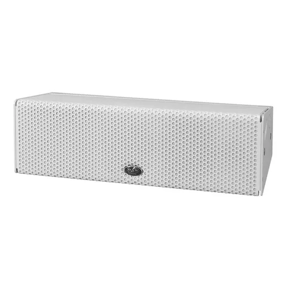 Caixa Acústica Ativa Line Array Branca Das Audio Variant-25a
