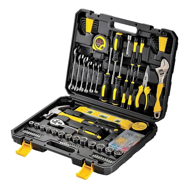 Juego Kit De Herramientas Mecanicas Domesticas PUMTEK Caja 108 Piezas