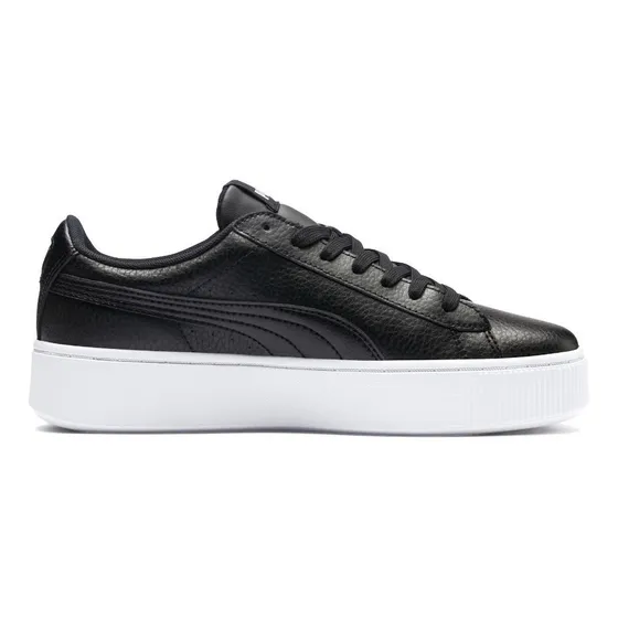 Zapatillas Puma Mujer Vikky Stacked L 369143-01 Negro