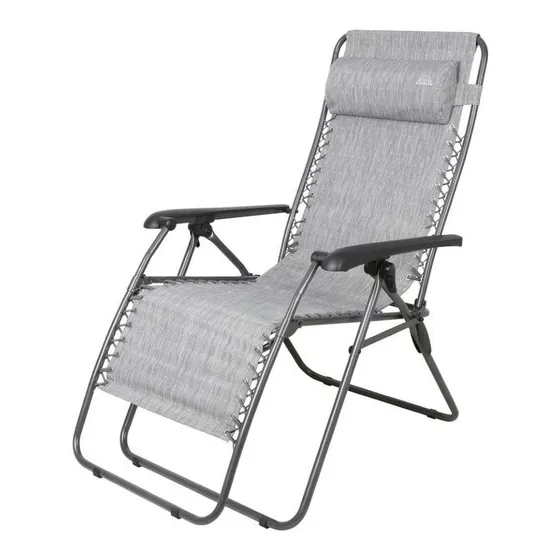 Silla Zero-g Multi Posición Acero Gris Doite