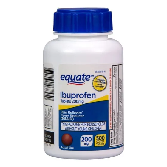 Ibuprofeno Equate 500 Tabletas 200mg 