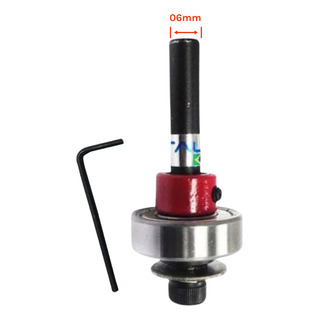 Eixo Haste Com Rolamento P/ Fresa Serra Debrum Haste6,0mm Eixo Haste Com Rolamento P/ Fresa Serra Debrum Haste6,0mm