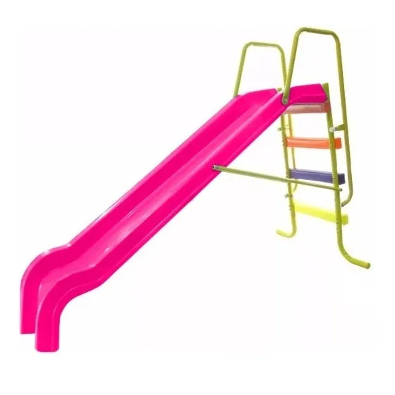 Tobogan 3 Escalones 4 Niveles Bajada Plastica Escalera Metal