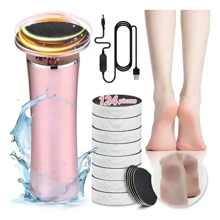 Lixador Portátil Pés Elétrica Remove Calo Bivolt 124 Lixa
