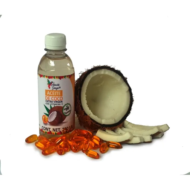 Aceite De Coco Extra V. Con Vit E Bot Pet De 250ml