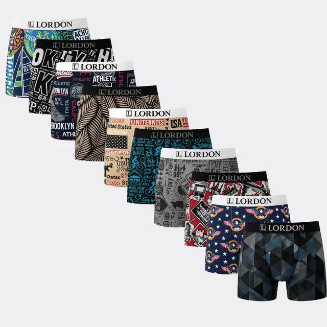 Kit Cueca Boxer Box 10 Peças Plus Size Tamanho Extra Grande 