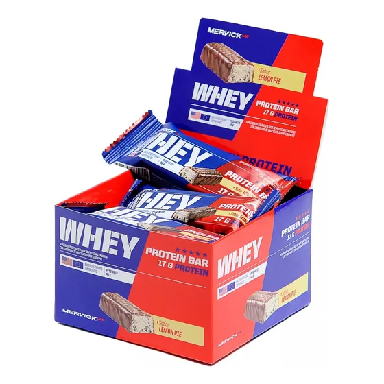 Whey Protein Bar Caja 46 Gms X 12 Unid. Mervick
