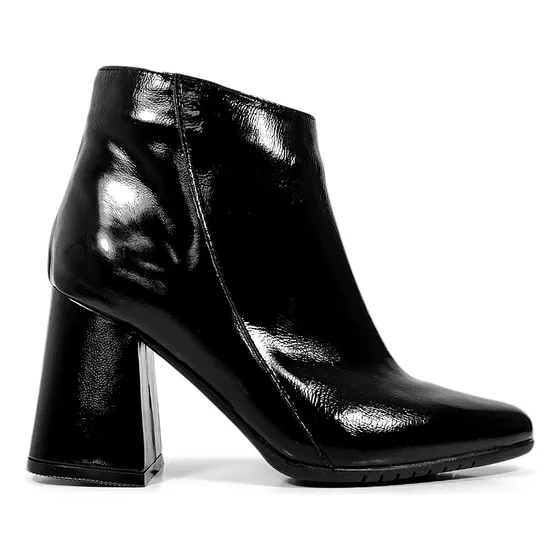 Botas Mujer Moda Charol Taco 8cm Gravagna 697